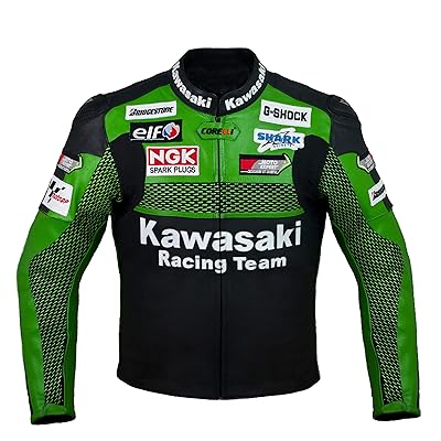 Kawasaki Racing Team Leather Jacket - M EU50 Italy | Ubuy